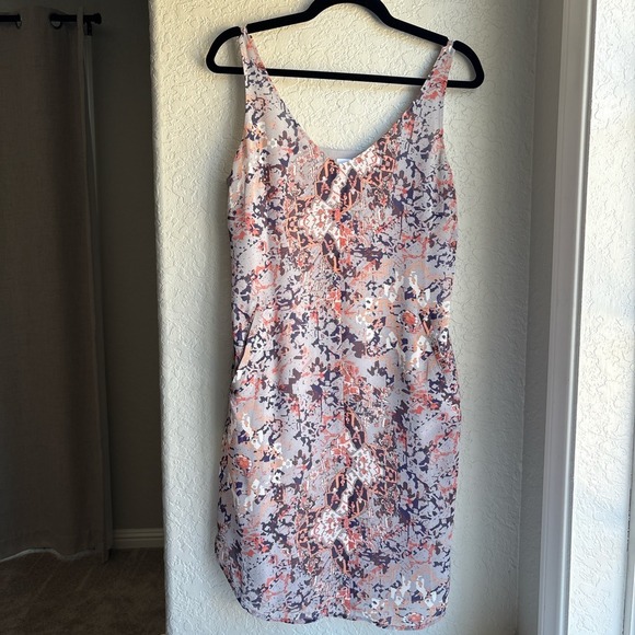 CAbi Dresses & Skirts - Cabi Womens XS Sleeveless Dress Fresco Slip Multi-Color V-Neck Pockets Boho